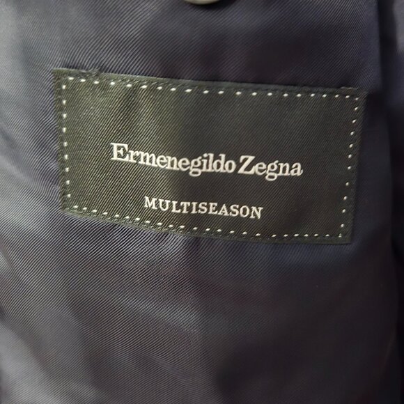 Ermenegildo Zegna Multi-season Black Designer Sports Coat - Picture 4 of 6